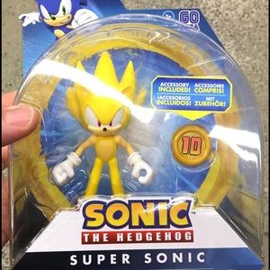 Supersonic Sonic the Hedgehog 4 inch figure New